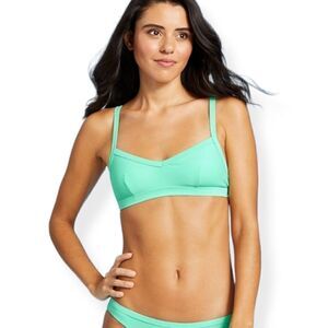 Xhilaration Mint Green  Bralette Bikini Top XS Jrs 00